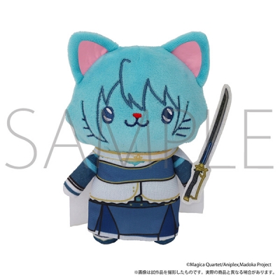 【ムービック】魔法少女まどか☆マギカ withCATアイマスク付きぬいぐるみキーホルダーPlus/美樹さやか