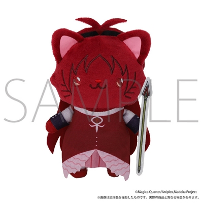 【ムービック】魔法少女まどか☆マギカ withCATアイマスク付きぬいぐるみキーホルダーPlus/佐倉杏子