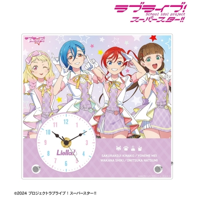 【アルマビアンカ】ラブライブ！スーパースター！！ 描き下ろし 2期生 MIRACLE NEW STORY ver. アクリルスタンド時計