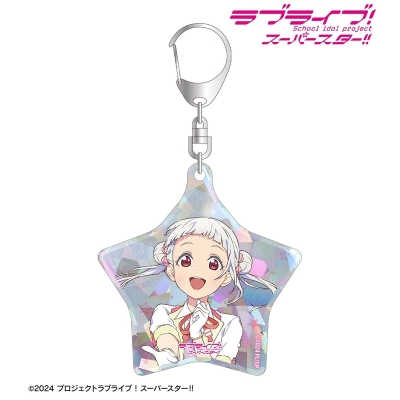 【アルマビアンカ】ラブライブ！スーパースター！！ 描き下ろし 嵐 千砂都 MIRACLE NEW STORY ver. ホログラムアクリルキーホルダー
