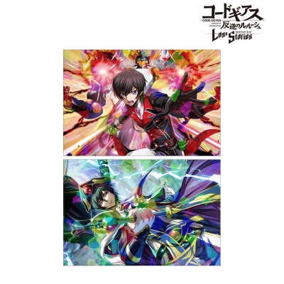 【アルマビアンカ】コードギアス 反逆のルルーシュ ロストストーリーズ ルルーシュ ホログラムポストカード2枚セット ver.B