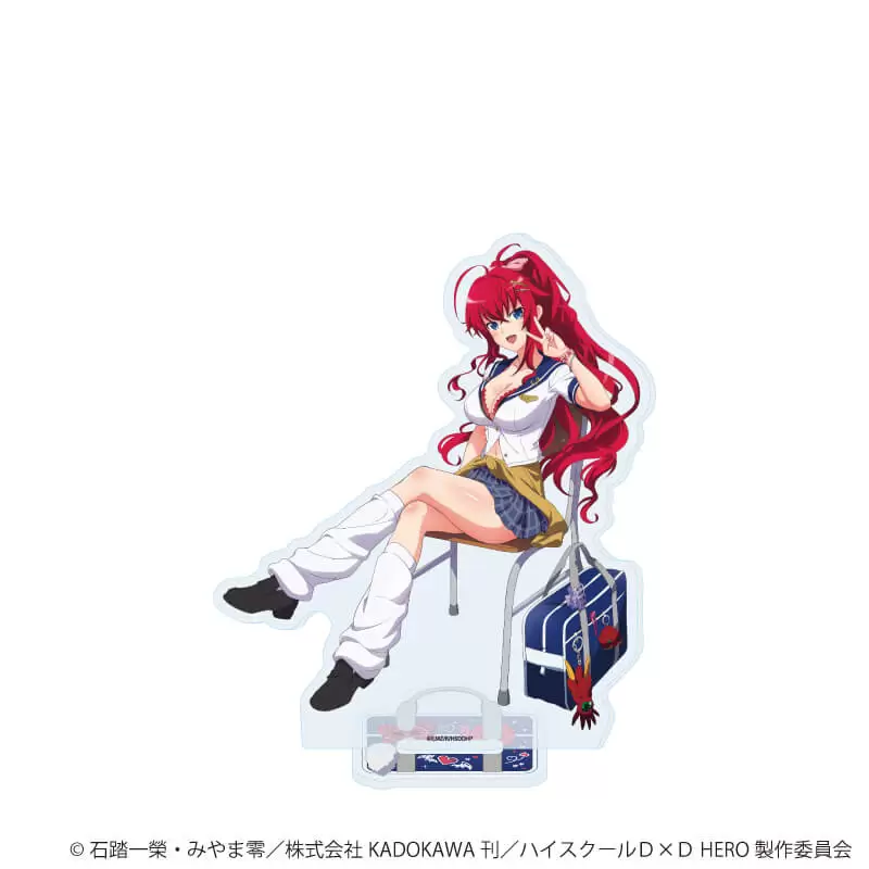 【A3】アクリルスタンド「ハイスクールD×D HERO」19/リアス・グレモリー 平成ギャルver（描き下ろしイラスト）