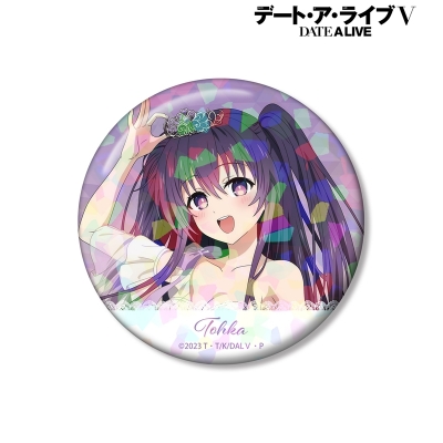 【アルマビアンカ】アニメ「デート・ア・ライブV」 描き下ろし 夜刀神十香 プリンセス玉座ver. 75mmホログラム缶バッジ