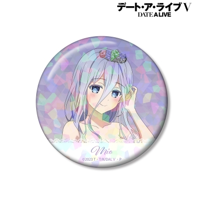 【アルマビアンカ】アニメ「デート・ア・ライブV」 描き下ろし 崇宮澪 プリンセス玉座ver. 75mmホログラム缶バッジ