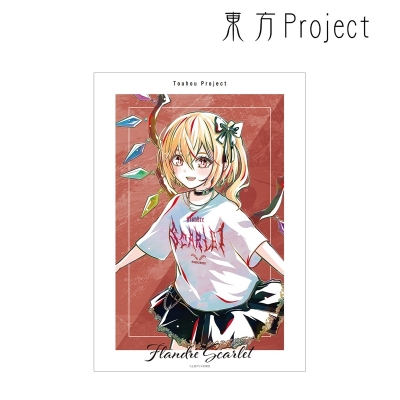 【アルマビアンカ】東方Project 松本能人イラスト フランドール・スカーレット 現代風ファッションver. Ani-Art A3マット加工ポスター