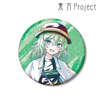 【アルマビアンカ】東方Project 松本能人イラスト 古明地こいし 現代風ファッションver. Ani-Art 75mmグリッター缶バッジ