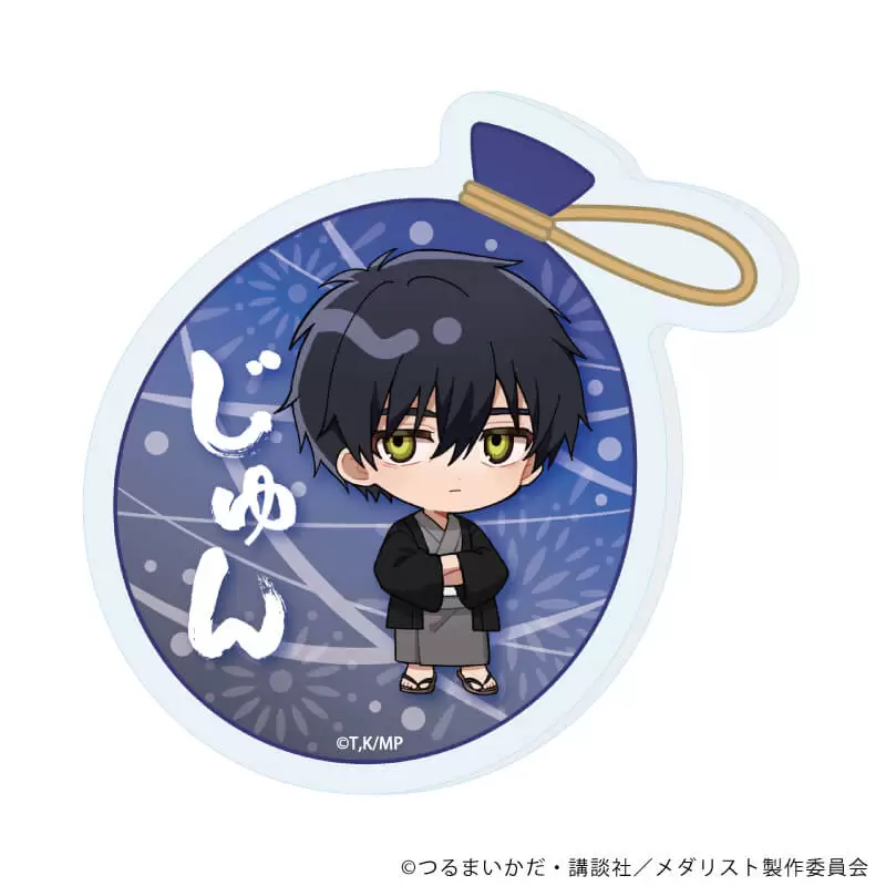 【A3】おなまえアクリルプレートバッジ「TVアニメ『メダリスト』」08/夜鷹 純 夏祭りver.（ミニキャライラスト）