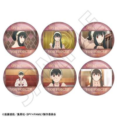 【ムービック】SPY×FAMILY 推しキャラバッジコレクション/ヨル・フォージャー 1BOX入数：6