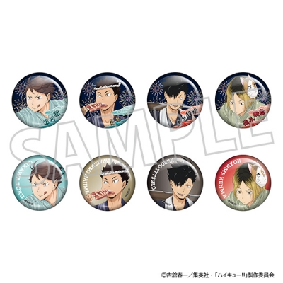 【ムービック】ハイキュー！！ グリッターキャラバッジコレクション 1BOX入数：8