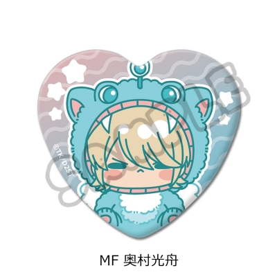 【シンクイノベーション】ダイヤのA act II -Second Season- 第2弾 ハート型缶バッジ MF 奥村光舟