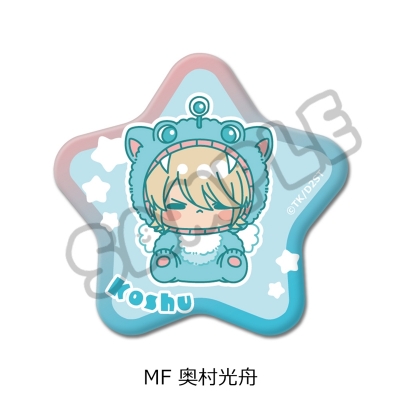 【シンクイノベーション】ダイヤのA act II -Second Season- 第2弾 星型缶バッジ MF 奥村光舟
