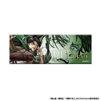 【PROOF】進撃の巨人 激高！！ロング缶バッジ リヴァイ