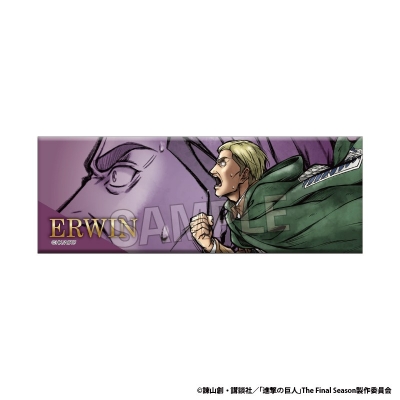 【PROOF】進撃の巨人 激高！！ロング缶バッジ エルヴィン