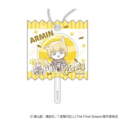 【PROOF】進撃の巨人 調査兵にゃん ラッピングアクリルキーホルダー アルミン