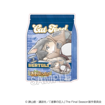 【PROOF】進撃の巨人 調査兵にゃん ダイカットステッカー ベルトルト