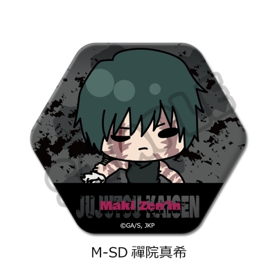 【シンクイノベーション】呪術廻戦 第3期 死滅回游 第2弾 六角形缶バッジ M-SD 禪院真希