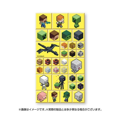 【エンスカイ】MINECRAFT マインクラフト ぺたかくシール 2 Looks 3D！ 1袋（※同一商品の入数）：12