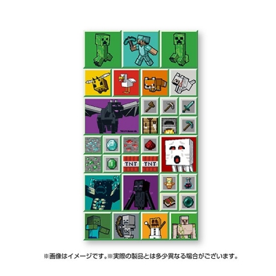 【エンスカイ】MINECRAFT マインクラフト ぺたかくシール 4 Minecraft 1袋（※同一商品の入数）：12