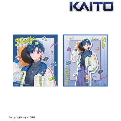 【アルマビアンカ】初音ミク 描き下ろし KAITO シティポップver. Art by ドルストイ アクリルカード2枚セット