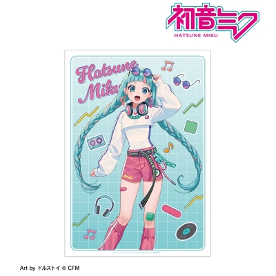 【アルマビアンカ】初音ミク 描き下ろし 初音ミク シティポップver. Art by ドルストイ A3マット加工ポスター