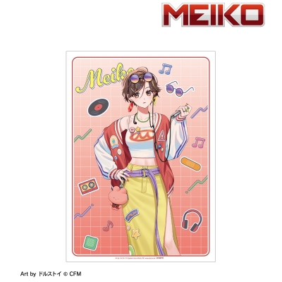 【アルマビアンカ】初音ミク 描き下ろし MEIKO シティポップver. Art by ドルストイ A3マット加工ポスター