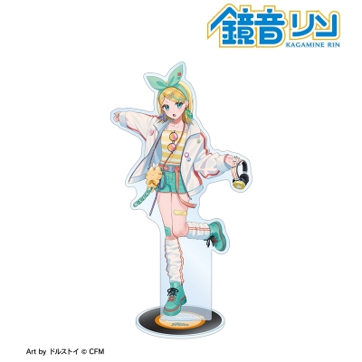 【アルマビアンカ】初音ミク 描き下ろし 鏡音リン シティポップver. Art by ドルストイ BIGアクリルスタンド