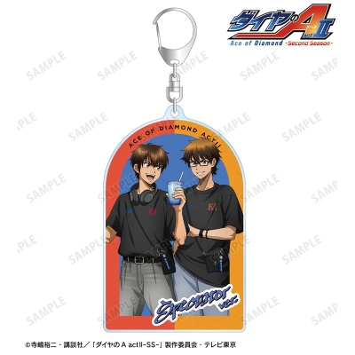 【アルマビアンカ】TVアニメ『ダイヤのA actII -Second Season-』 描き下ろし 沢村栄純＆御幸一也 私服・野球観戦ver. BIGアクリルキーホルダー