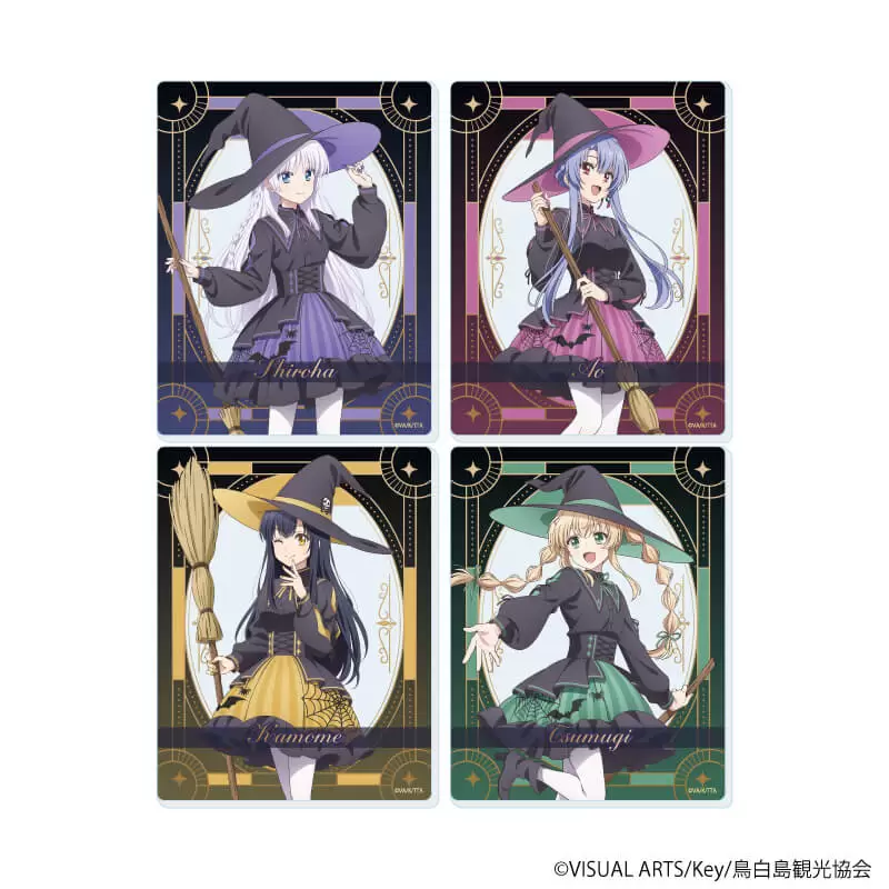 【A3】アクリルカード「TVアニメ『Summer Pockets』」10/魔女ver. ブラインド（全4種）（描き下ろしイラスト） 1BOX入数：4