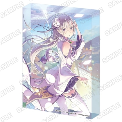 【KADOKAWA】『Re：ゼロから始める異世界生活』アクリルブロック 1巻カバーイラスト