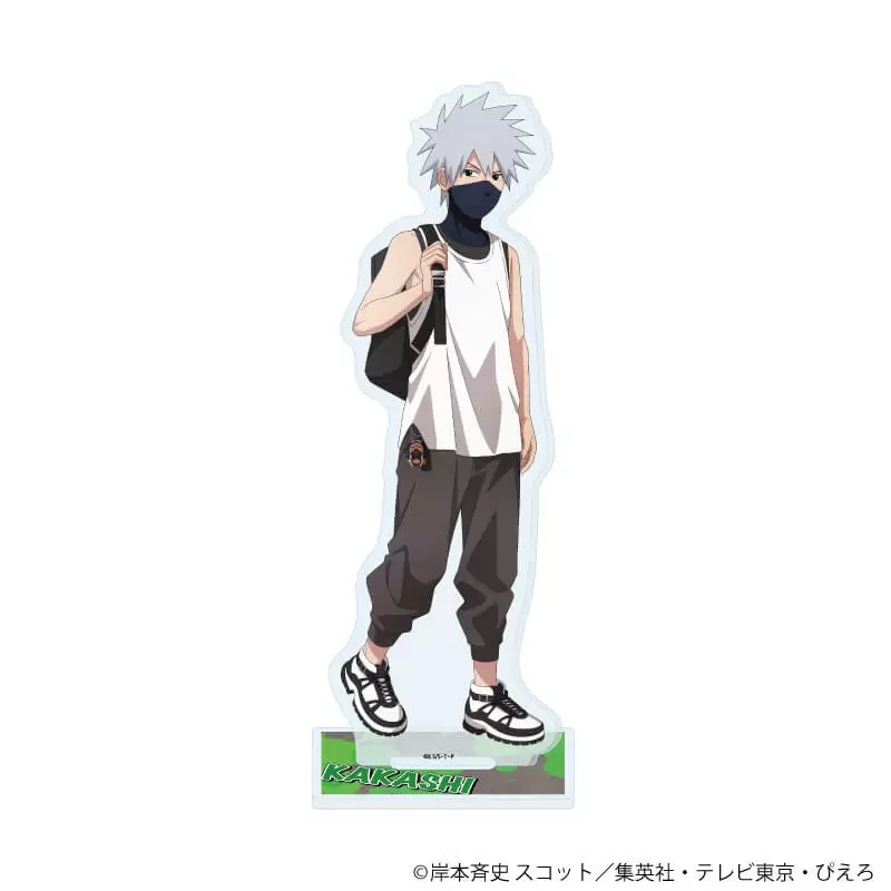 【A3】アクリルスタンド「NARUTO-ナルト- 疾風伝」75/はたけカカシ ストリートファッションver.（描き下ろしイラスト）