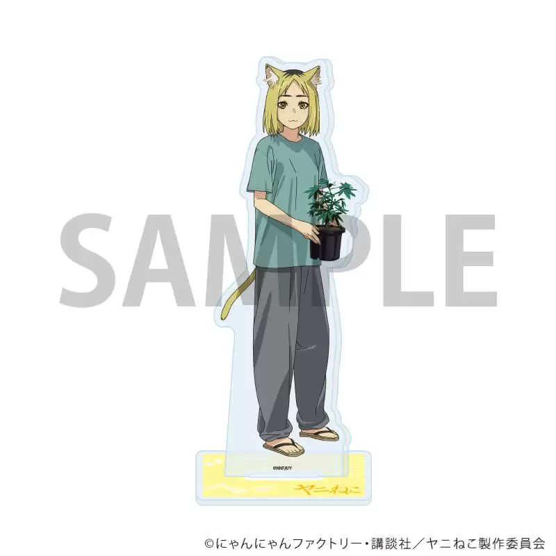 【A3】アクリルスタンド「TVアニメ『ヤニねこ』」02/ヤクねこ（公式イラスト）