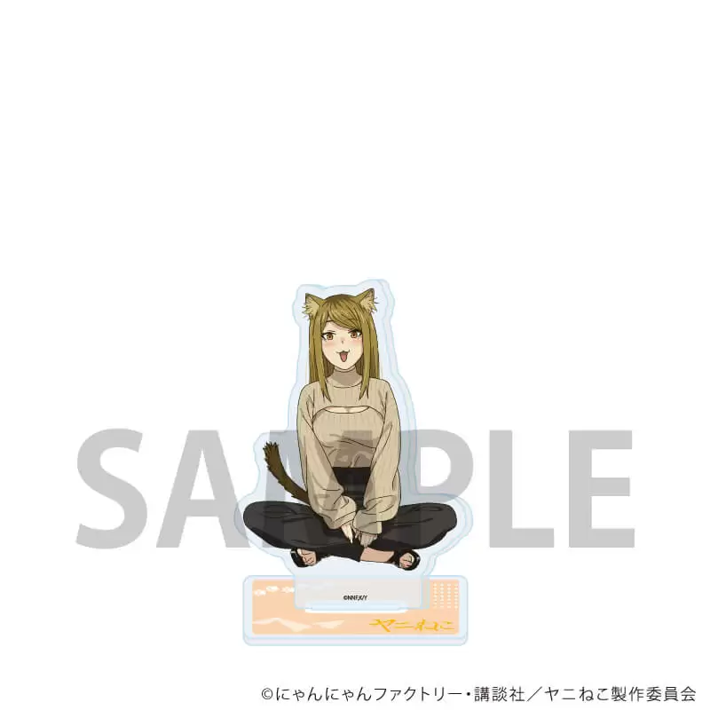【A3】アクリルスタンド「TVアニメ『ヤニねこ』」04/カンサイねこ（公式イラスト）