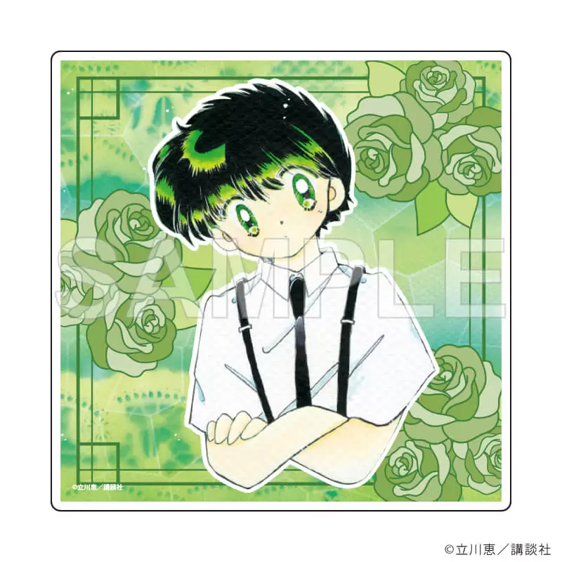 【A3】ステンドグラス風コースター「怪盗セイント・テール」02/飛鳥大貴（公式イラスト）