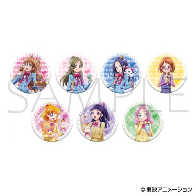 【ムービック】プリキュア グリッターキャラバッジコレクション 1BOX入数：7