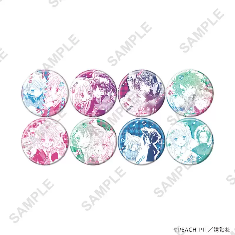 【A3】缶バッジ「しゅごキャラ！」44/ブラインド（全8種）（公式イラスト） 1BOX入数：8
