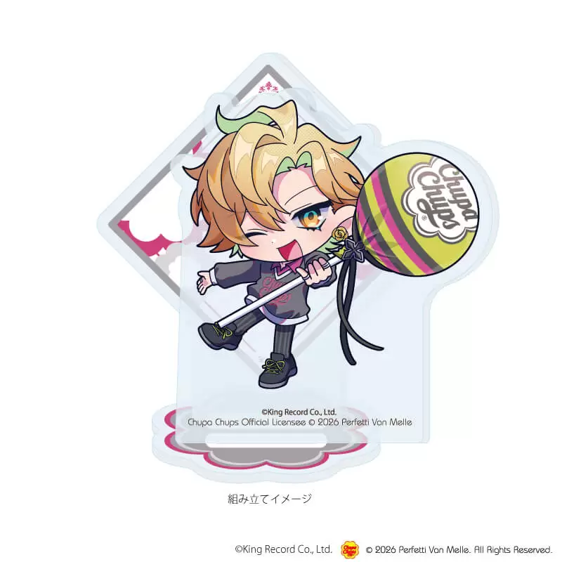 【A3】アクリルスタンドプレート「ヒプノシスマイク-Division Rap Battle-×チュッパチャプス」11/伊弉冉 一二三(ミニキャライラスト)