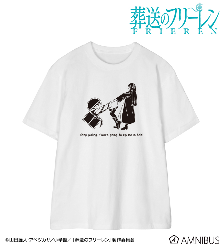 【アルマビアンカ】『葬送のフリーレン』 フェルンに引っ張られるフリーレン Tシャツレディース（サイズ/XXXL）