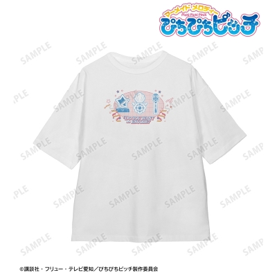 【アルマビアンカ】アニメ「ぴちぴちピッチ」 モチーフ BIGシルエットTシャツユニセックス（サイズ/XL）