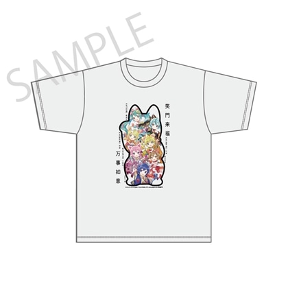 【KADOKAWA】「初音ミク×招き猫」Tシャツ ピアプロキャラクターズ XL Art by らっす
