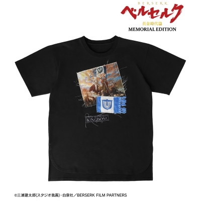 【アルマビアンカ】アニメ『ベルセルク 黄金時代篇 MEMORIAL EDITION』 shica-ke 鷹の団 パッチグランジTシャツユニセックス（サイズ/XL）