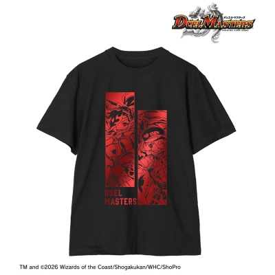 【アルマビアンカ】デュエル・マスターズ テクノ剣術 XENOFIRE 箔プリントTシャツレディース（サイズ/XXXL）