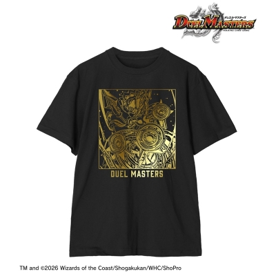 【アルマビアンカ】デュエル・マスターズ 真気楼と誠偽感の決断 箔プリントTシャツレディース（サイズ/XXXL）