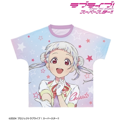 【アルマビアンカ】ラブライブ！スーパースター！！ 描き下ろし 嵐 千砂都 MIRACLE NEW STORY ver. フルグラフィックTシャツユニセックス（サイズ/XXXL）