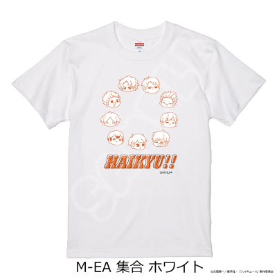 【シンクイノベーション】ハイキュー！！ 第11弾 Tシャツ M-EA 集合 ホワイト XLサイズ