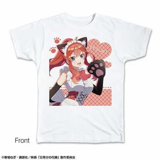 【ライセンスエージェント】映画「五等分の花嫁」 Tシャツ Mサイズ デザイン05（中野五月）【描き下ろし】