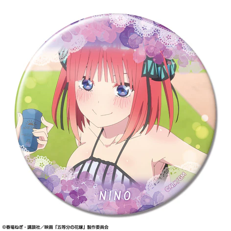 【ライセンスエージェント】映画「五等分の花嫁」 缶バッジ デザイン13（中野二乃/A）