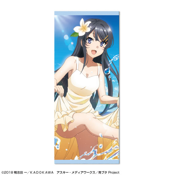 【ライセンスエージェント】青春ブタ野郎はバニーガール先輩の夢を見ない フェイスタオル （桜島麻衣）