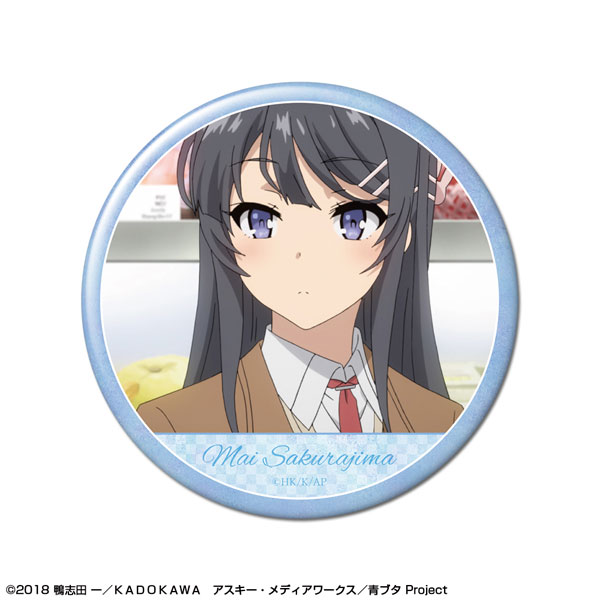 【ライセンスエージェント】青春ブタ野郎はバニーガール先輩の夢を見ない 缶バッジ デザイン01（桜島麻衣/A）