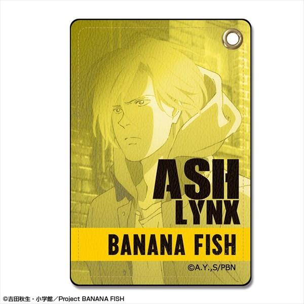 【ライセンスエージェント】BANANA FISH レザーパスケース デザイン03（アッシュ・リンクス/B）