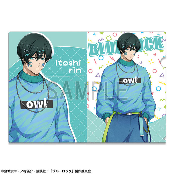 【ライセンスエージェント】「ブルーロック」 クリアファイル デザイン02（糸師 凛/デコラティブポップver.）【描き下ろし】
